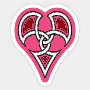 Tribal Heart Sticker